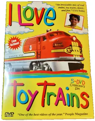 I Love Toy Trains (5 DVD Set) TM Books & Video Rare Collector's Edition SEALED • $89