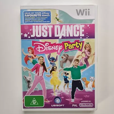 Just Dance Disney Party Nintendo Wii Game (PAL 2012) With Manual Free Postage • $24.50