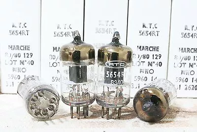 NOS Mach 2pcs NIB RTC ( Mullard Made ) 6AK5 5654 EF95 TUBES For Amplifier Cryo • $29