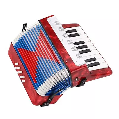 Children Accordion Mini 17-Key 8 Bass Piano Accordion For Kids Children BX5 • $73.13