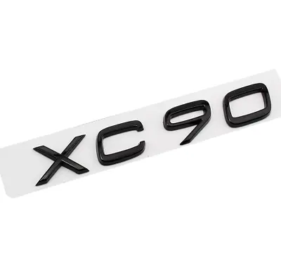 For VOLVO XC90 Glossy Black Rear Boot Trunk Emblem Sticker Letter Badge • $19.95