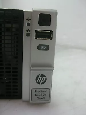 USED HP ProLiant DL380e G8 SERVER 2x E5-2407 @2.20GHz 128GB MISSING CLIP COVER • $249.99