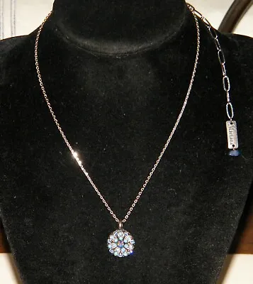 Designer  MARIANA  GUARDIAN ANGEL SWAROVSKI CRYSTAL PENDANT NECKLACE Silvertone • $49.95