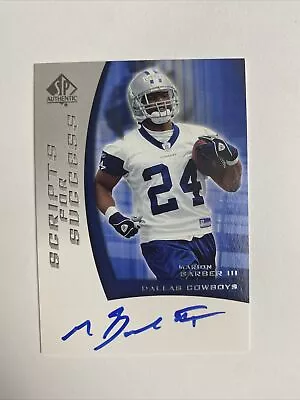 2005 SP Authentic Marion Barber Rookie Auto Dallas Cowboys #SS-MA • $22.52