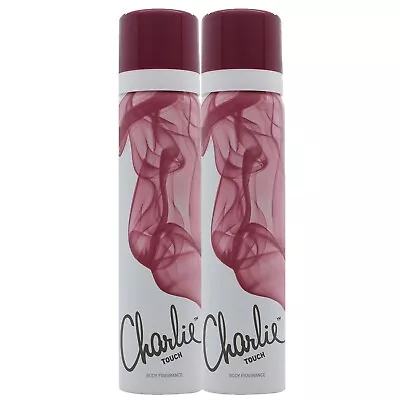 Revlon Charlie Touch Body Spray 75ml- Pack 2 • £5.99