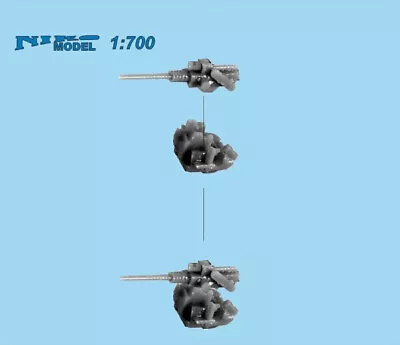Niko Model - W7024 1x3 /50 Mk.34 Anti-Aircraft 1/700 • £7.31