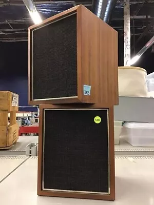 Panasonic Stereo Speakers Vintage 1970s Wood Wall Mount Or Bookshelf RD-7672 • $43.87