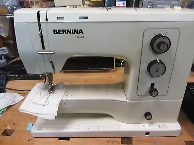 Vintage Bernina 830 Record Sewing Machine W / Accessories Extension Table & Case • $710