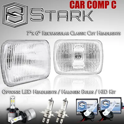 H6054 / H6052 / H6014 Head Light Glass Housing Lamp Conversion Chrome - 7x6 (C) • $79.64