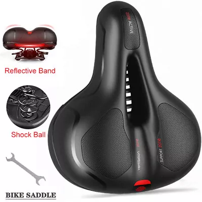 Big Bum Soft Gel Bike Saddle Bicycle Seat Air Cushion Pad Cycling Mountain Bike • $16.78