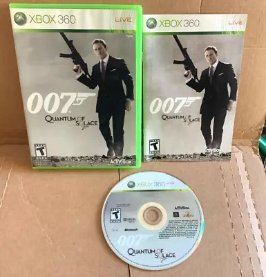 James Bond 007: Quantum Of Solace (Microsoft Xbox 360 2008) Complete • $10.99