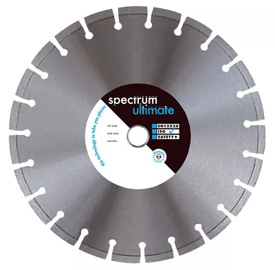 £52.56 • Buy Spectrum LCRV Diamond Blade Ultimate Curve Cutting Concrete Stone Slabs Paving