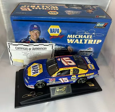 Autograph 2001 Michael Waltrip #15 NAPA Daytona 500 Win Signed JSA 1:24 NASCAR  • $70