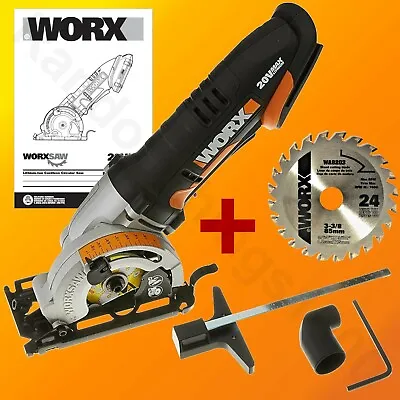 WORX WX523L.9 20V 3-3/8  Circular Saw Blade Accessories NO BATTERY NO CHARGER • $79.50