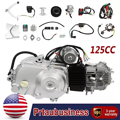 125CC Engine Motor Semi Auto Reverse ATV QUAD BUGGY GO KART 4 WHEELERS COOLSTER • $331.55