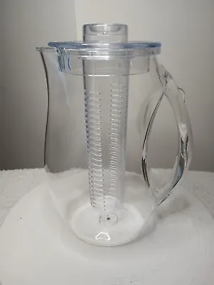 Water Infuser Pitcher – Fruit & Tea Infusion  2L Clear Plastic NEW In BOX • $13.99