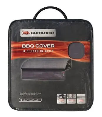 Matador BBQ Cover - 6 Burner Built-In Cover Aust NEW • $102.95