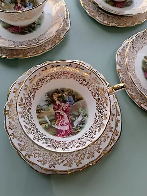 £30 • Buy Aynsley Fine English Bone China Tea Trios