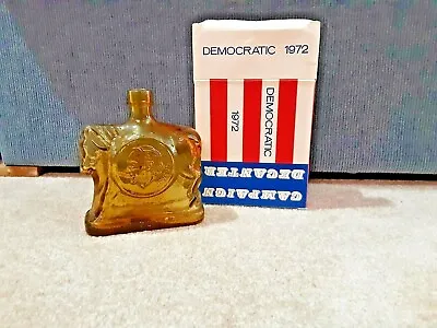 $6.95 • Buy Vintage 1972 Wheaton Glas Bottle Donkey Democratic Campaign - Mcgoven / Eagleton