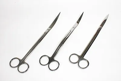 Terrarium/Vivarium Long Handled Scissors - Straight Curved Bent Steel XL Tools • £11.50