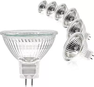 £5.99 • Buy SIMUSI MR16 Halogen Bulbs 6 Pack 12V 35W Halogen Light Bulbs Dimmable Warm White