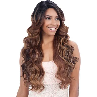 Freetress Equal Lace Front Wig Deep Invisible Part Long Curly HAIR WIG - Tanzie • £46.80