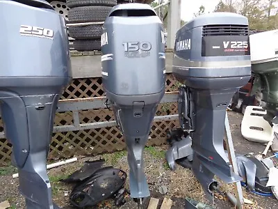 2005 Yamaha Lf150 150 Hp 25  Counter Rotating Outboard Boat Motor Engine F150 • $8995.95