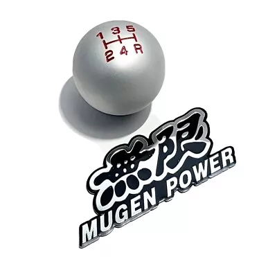 Round Shift Knob 5 Speed For Honda Civic Crx Prelude Acura Integra Mugen Emblem • $25.99