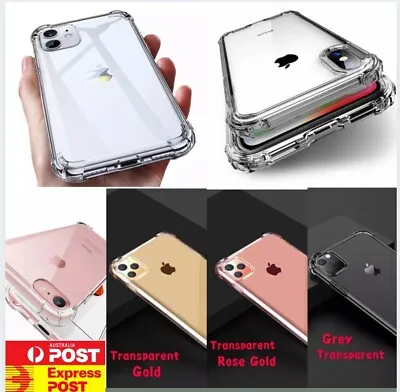 $7.50 • Buy Clear Case Shockproof  Bumper Back Cover For IPhone 11 Pro XS MAX X XR 8 7 6+