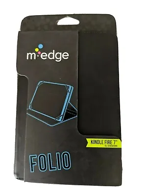 M-Edge Folio Case For Kindle Fire 7   Black LikeNew With Thin Scratch On Front • $9.99