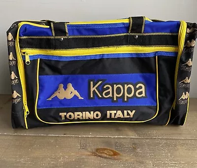 Vintage Kappa Torino Italy Gym Soccer Duffle Bag Excellent Condition • $147.18