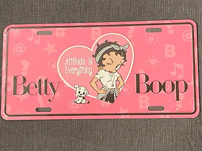 Betty Boop Attitude Metal License Plate NEW • $11.99