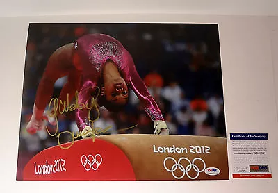 Gabrielle Gabby Douglas Olympics Signed Autograph 11x14 Photo PSA/DNA COA A • $249.99