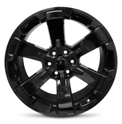 thumbnail image 2 of 22 Inch Black Alloy Wheel For 1999-2023 Chevy Silverado 1500 – Road Ready Wheels – Gloss Finish 2 of 4