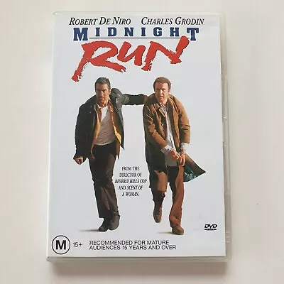 Midnight Run (DVD 1988) PAL Region 4 (Robert De Niro Charles Grodin) Very Good • $9.75