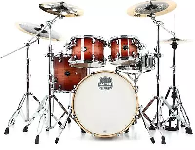 Mapex Armory 5-piece Fusion Shell Pack - Redwood Burst • $959