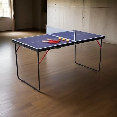 New Portable Tennis Table Folding Ping Pong Table Family Game Set -AU STOCK NEW* • $79