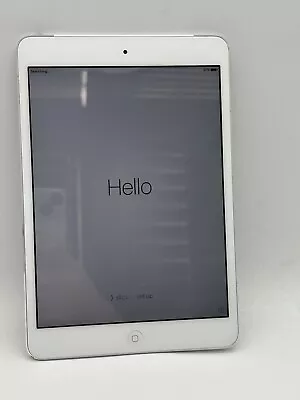 Apple IPad Mini 1st Gen 16GB Wi-Fi + Cellular Verizon 7.9in White & Slate LOOK! • $34.97