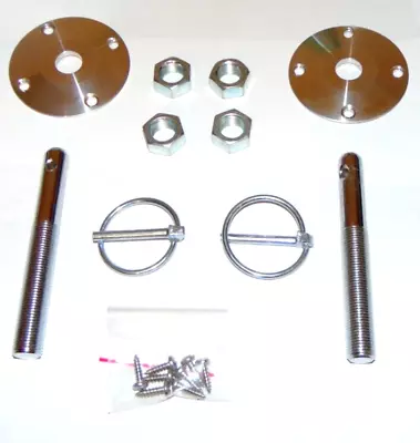 1964-2004 Mustang Chevy Ford Billet Aluminum Racing Hood Pins Kit • $49.95