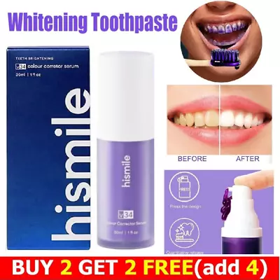 Hi Smile V 34 Colour Corrector Tooth Stain Removal Purple Teeth Whitening • £5.15