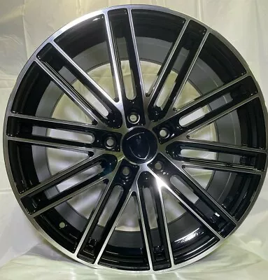 20  Black Machined Face Wheels Turbo GTS Style Fits VW Volkswagen Touareg - W856 • $1040