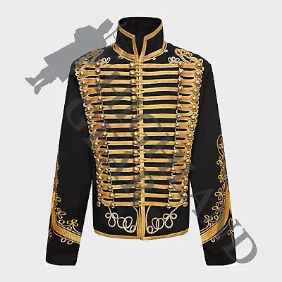 Napoleonic Hussar Jacket-Men's Tunic Pelisse Inspired By Jimi Hendrix-Military • $100
