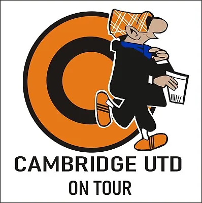 Cambridge Utd On Tour Andy Capp Pin Badge • £4