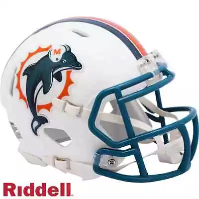 *sale* Miami Dolphins 1997-2012 Throwback  Speed Mini Nfl Football Helmet! • $33.77