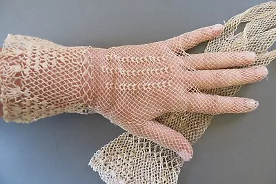 3 Vintage Pair Lace Ladies Gloves Size 6.5/7 Lady Lykes • $12.99