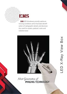 EMS LED X-Ray View Boxes Provide Optimum Identification Of Radiographic Details • $130