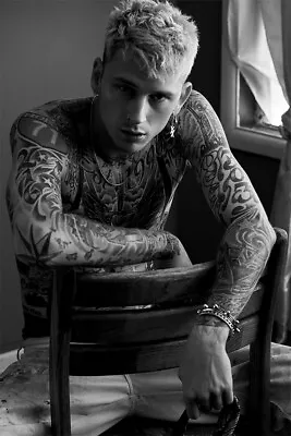 Machine Gun Kelly Bad Boy Artist Rapper Print Wall Art Home Decor - POSTER 20x30 • $23.99