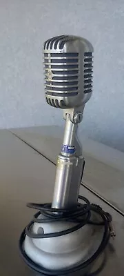 Vtg. SHURE Unidyne Dynamic Model 55S Microphone • $150