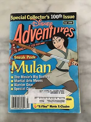 Disney Adventures Magazine “SPECIAL COLLECTORS ED.-MULAN” July 1998  (M297) • $5.29