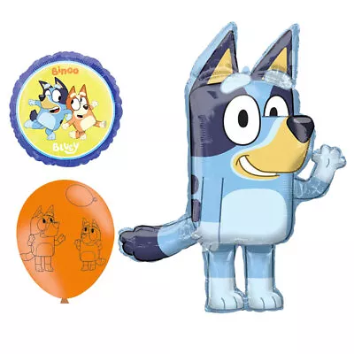 Blue & Bingo Party Balloons - Birthday Party Balloon - Foil Balloon & Latex • £24.80